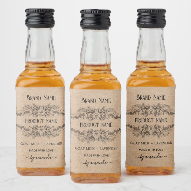Antique Apothecary Style Labels (Bottles)