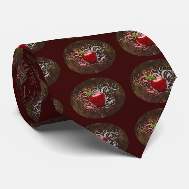 Antique Apple Tie (Rolled)