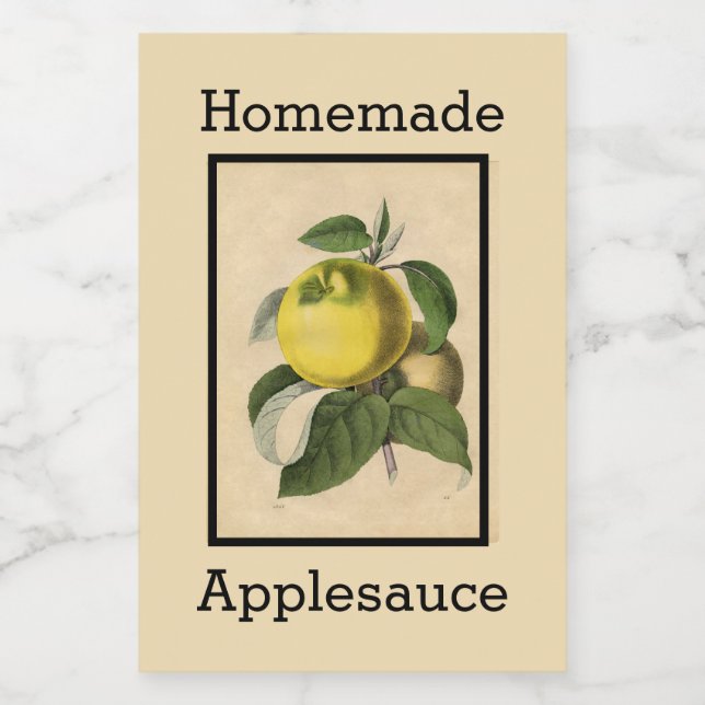 Antique Applesauce Label (Single Label)