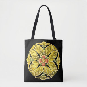 Antique Architectural Rosette No. 3 Tote Bag