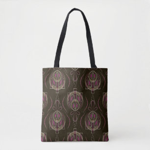 Antique Art Deco Geometric Ornament Tote Bag