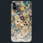 Antique Art Nouveau Style Fine Art Floral Painting<br><div class="desc">Enhance your iPhone's style with a touch of classic elegance. This case features a beautiful Art Nouveau floral pattern inspired by the painter Gustav Klimt. It provides ample space for customisation, allowing you to add a name, monogram, or initials of your choice. The whimsical vintage flower design adds a fun...</div>