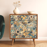 Antique Art Nouveau Style Fine Art Floral Painting Tissue Paper<br><div class="desc">This tissue paper exudes classic elegance with its stunning Art Nouveau floral pattern,  inspired by the painter Gustav Klimt. The charming vintage flower design adds a playful element to your gift wrapping or craft projects,  perfectly combining delicate artistry with a timeless style.</div>