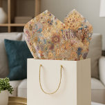 Antique Art Nouveau Style Fine Art Floral Painting Tissue Paper<br><div class="desc">This tissue paper exudes classic elegance with its stunning Art Nouveau floral pattern,  inspired by the painter Gustav Klimt. The charming vintage flower design adds a playful element to your gift wrapping or craft projects,  perfectly combining delicate artistry with a timeless style.</div>