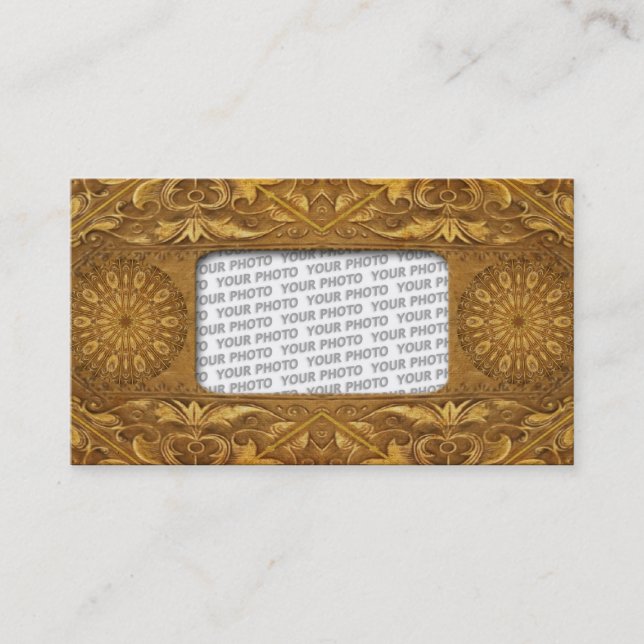 Antique ART Template Business Card (Front)