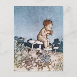 Antique Arthur Rackham Peter Pan Postcard