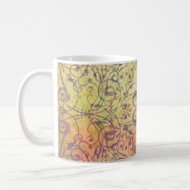 Antique ARTs Ornament Pattern for your Design Coffee Mug (Left)