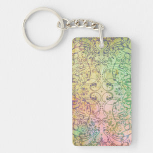 Antique ARTs Ornament Pattern for your Design Key Ring