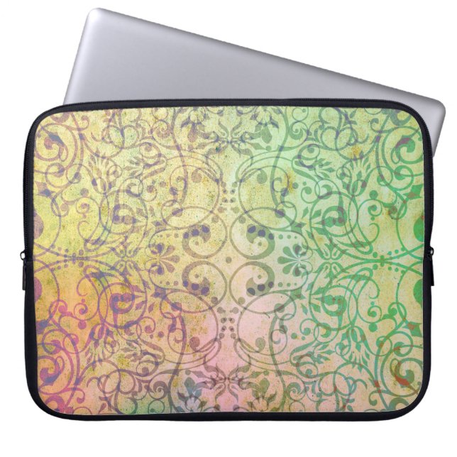Antique ARTs Ornament Pattern for your Design Laptop Sleeve (Front)