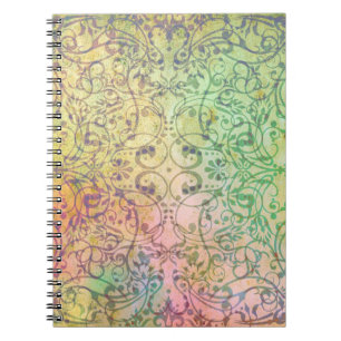 Antique ARTs Ornament Pattern for your Design Spiral Notebook