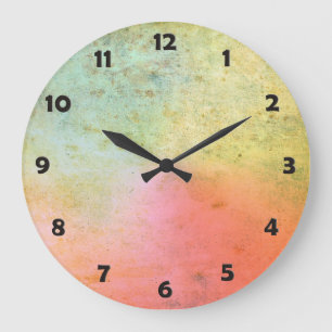 Antique ARTs Pattern for your Design Large Clock