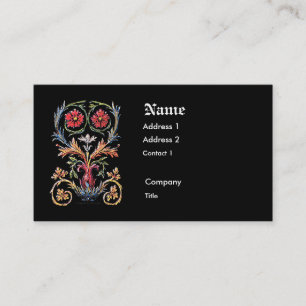 Antique Artwork Formal Business Card