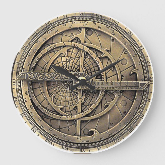 Antique Astrolabe Clock (Front)