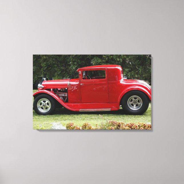 Antique Automobile Canvas Print (Front)