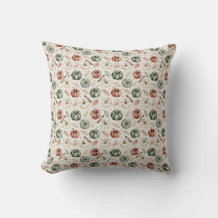 Antique Autumn Leaves and Cinnamon – Vintage Fall Cushion