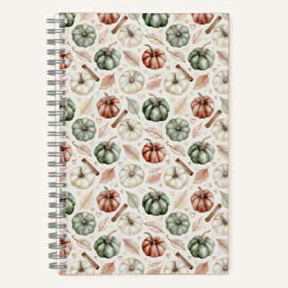 Antique Autumn Leaves and Cinnamon – Vintage Fall Notebook