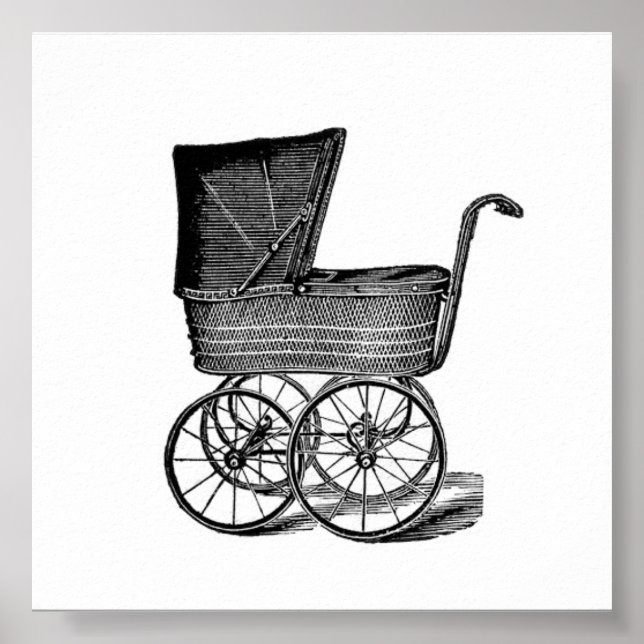 Antique Baby Carriage poster (Front)