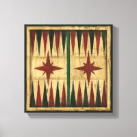 Antique Backgammon Game Board by Ethan Harper