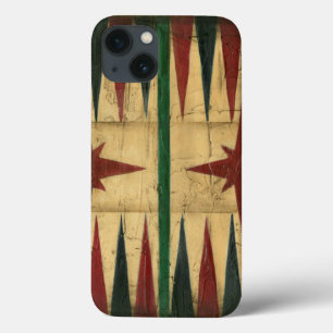 Antique Backgammon Game Board by Ethan Harper iPhone 13 Case