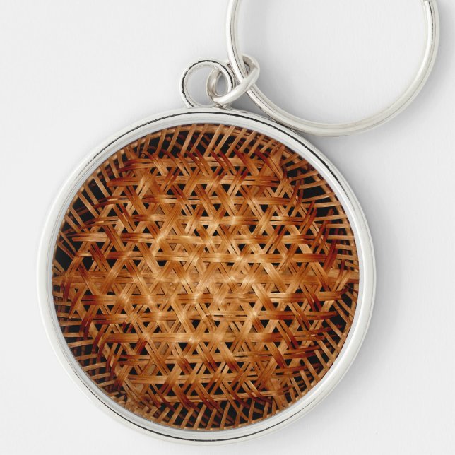 Antique Basket Weave Detail Key Ring (Front)