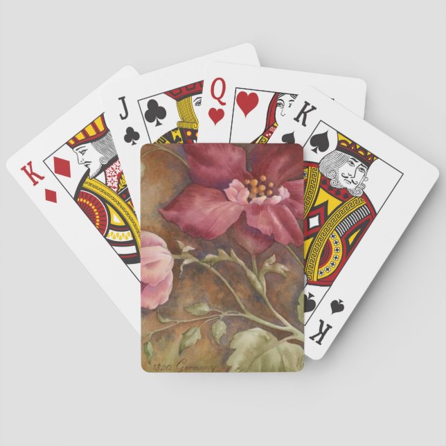 Antique Beauties I Playing Cards (Back)