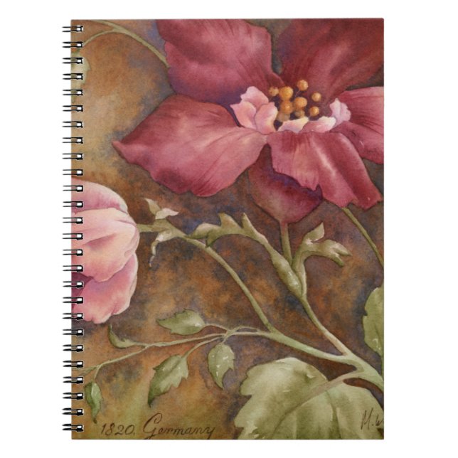 Antique Beauties I Spiral Notebook (Front)