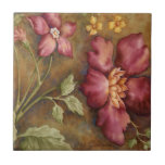 Antique Beauties II Tile<br><div class="desc">Floral</div>