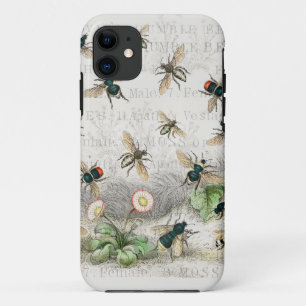 Antique Bee Honey Worker Queen Bees Vintage Case-Mate iPhone Case