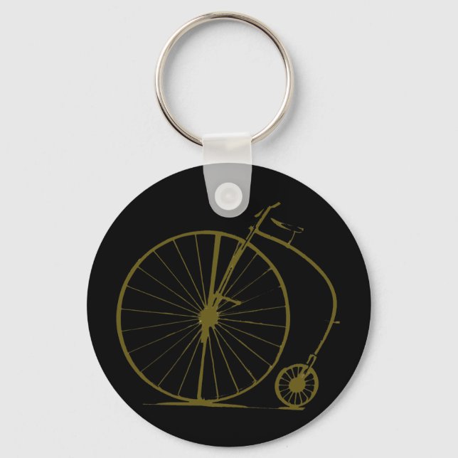 antique bicycle key ring (Front)