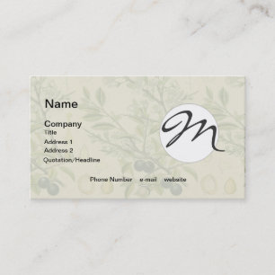 Antique Blackthorn Botanical Print Flower Berry Business Card