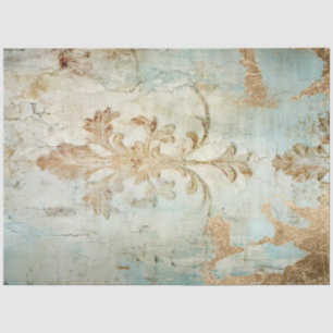 Antique Blue Romance Design Series 3 Tissue Paper