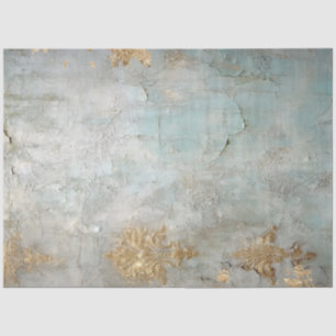 Antique Blue Romance Design Series 4 Tissue Paper