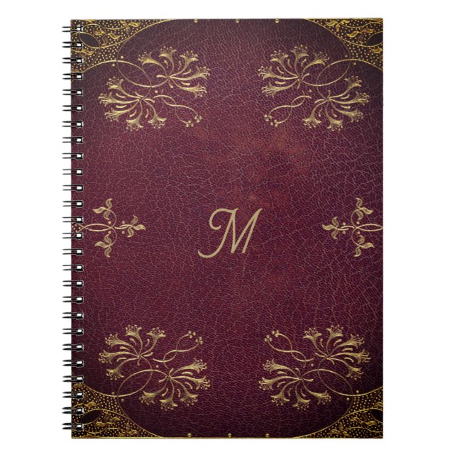 antique book binding  -  leather look (Front)