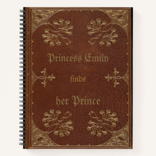 antique book binding -personalised