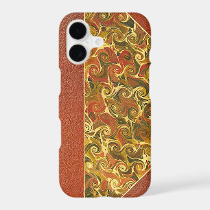 Antique Book Cover, Ornate Swirl Pattern