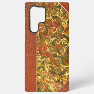 Antique Book Cover, Ornate Swirl Pattern Samsung Galaxy Case
