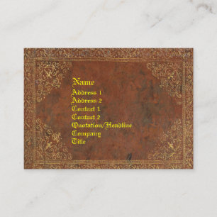 Antique Book Look Business Card