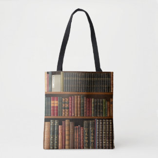 Antique Books Book Lover Tote Bag