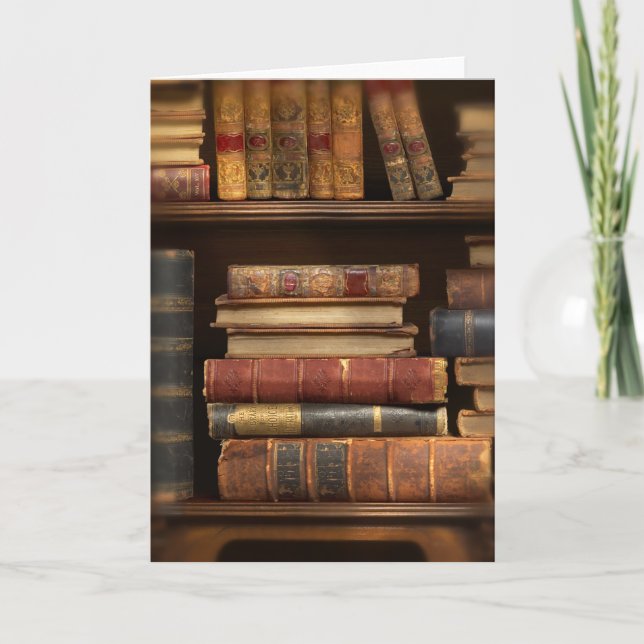 Antique Books Card (Front)