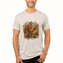 Antique Botanical Fall Halloween Men’s Tee