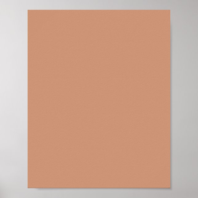 Antique brass (solid colour)  poster (Front)