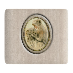 Antique Bride Cutting Board