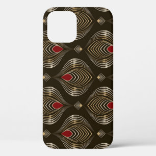 Antique Bronze: Seamless Ornamental Elegance iPhone 12 Case