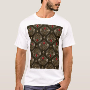Antique Bronze: Seamless Ornamental Elegance T-Shirt