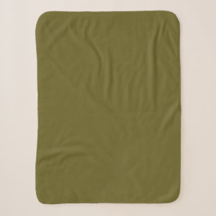 Antique bronze (solid colour) sherpa blanket