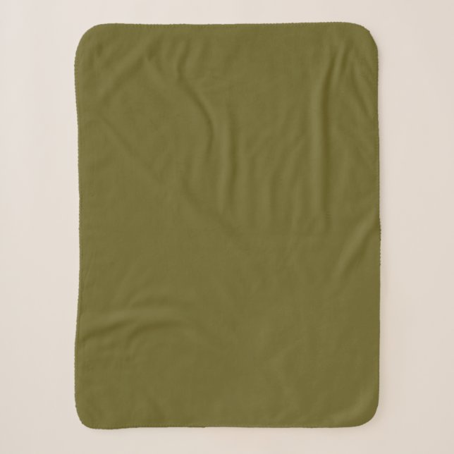 Antique bronze (solid colour)  sherpa blanket (Front)