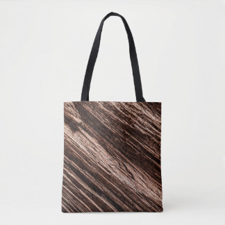 Antique brown obsolete wooden background. age-old, tote bag