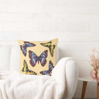Antique Butterfly  Cushion