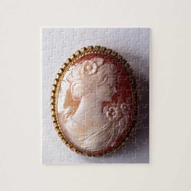 Antique Cameo Jigsaw Puzzle (Vertical)
