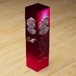 ANTIQUE CAMEO,LADY AND GRAPES,RED WINE MUSIC QUOTE WINE GIFT BOX<br><div class="desc">Elegant monogram design with quote from Beethoven ."Music is the wine which inspires one to new generative processes, and I am Bacchus who presses out this glorious wine for mankind and makes them spiritually drunken." Ludwig van Beethoven. Elegant ancient cammeo jewel with a beautiful woman profile with long hair ornamented...</div>